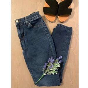 J Brand Skinny Leg Dark Wash Mid Rise Jeans